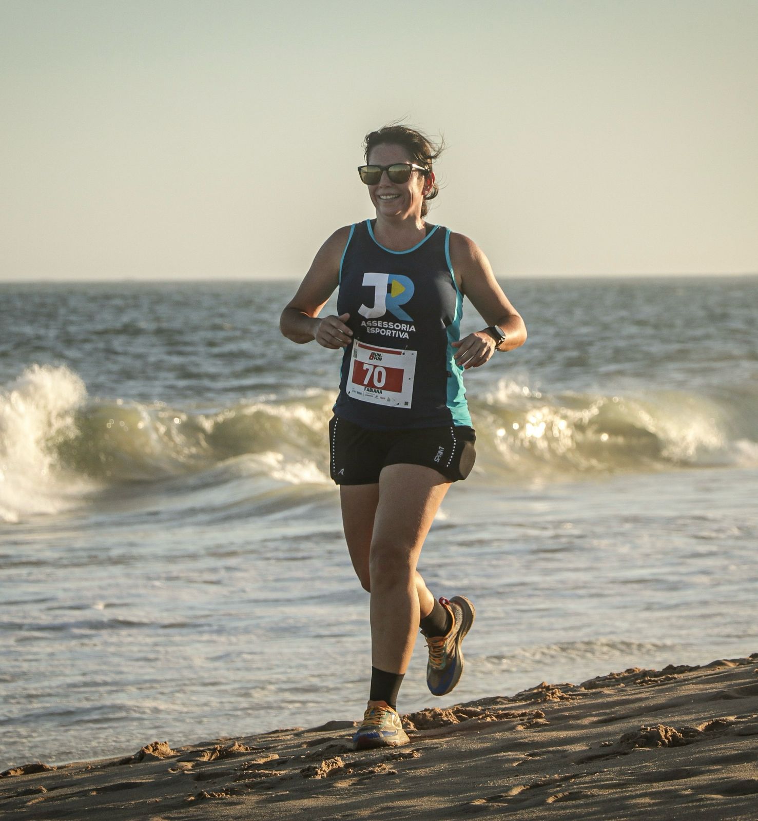 Atleta JR em prova de trail run