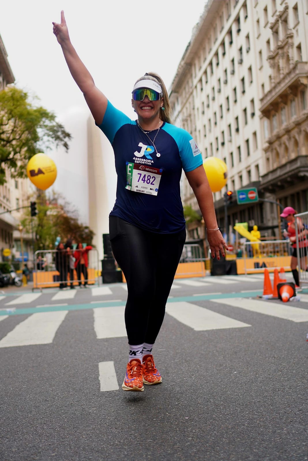 Atleta JR em prova internacional